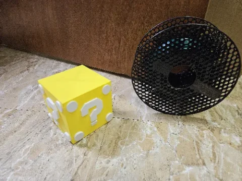 Super Mario Question Mark Box 3d model