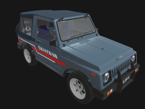 Suzuki santana 3d model