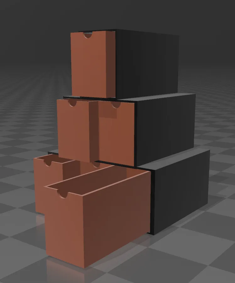 TCG Box for Easy Storage 3d model