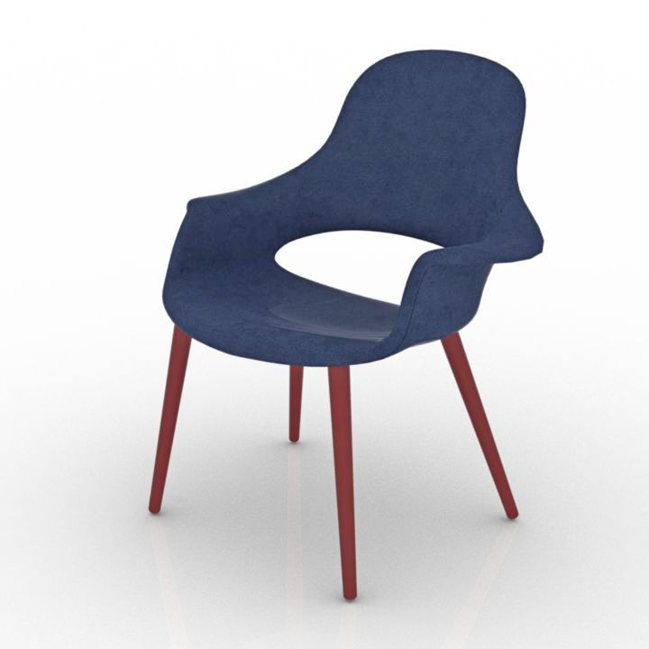 Vitra Organic Chair Charles & Ray Eames 3d model