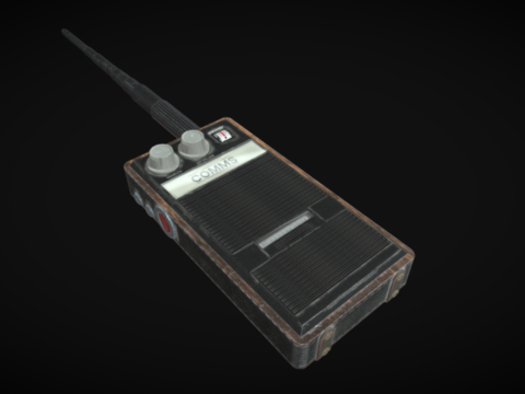 Waklie-Talkie Low Poly 3d model