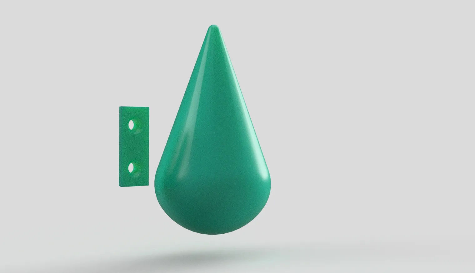 Waterdrop hanger4 3d model