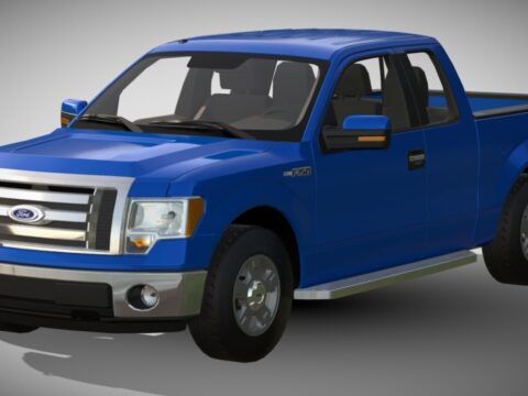 2009 Ford F-150 XLT 3d model