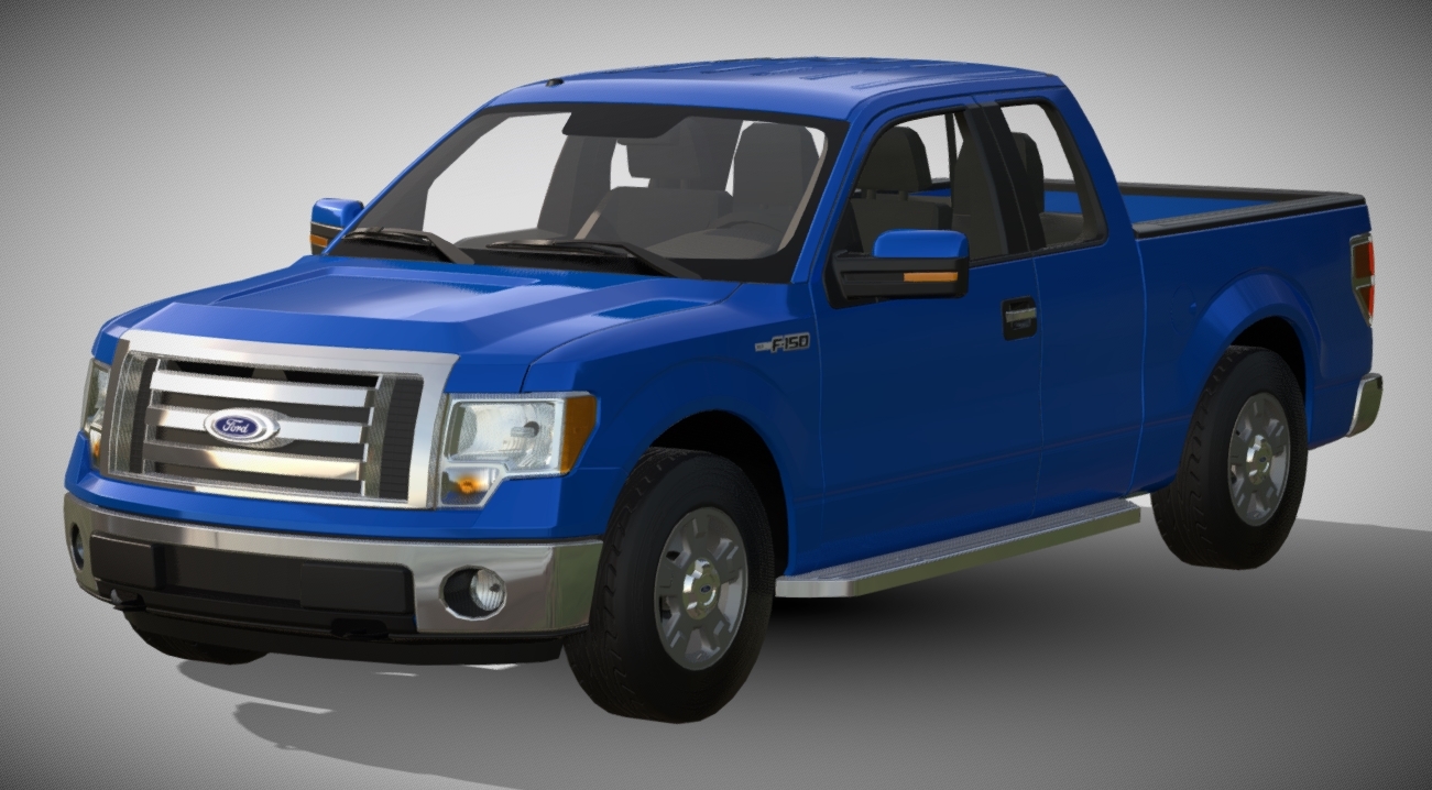 2009 Ford F-150 XLT 3d model