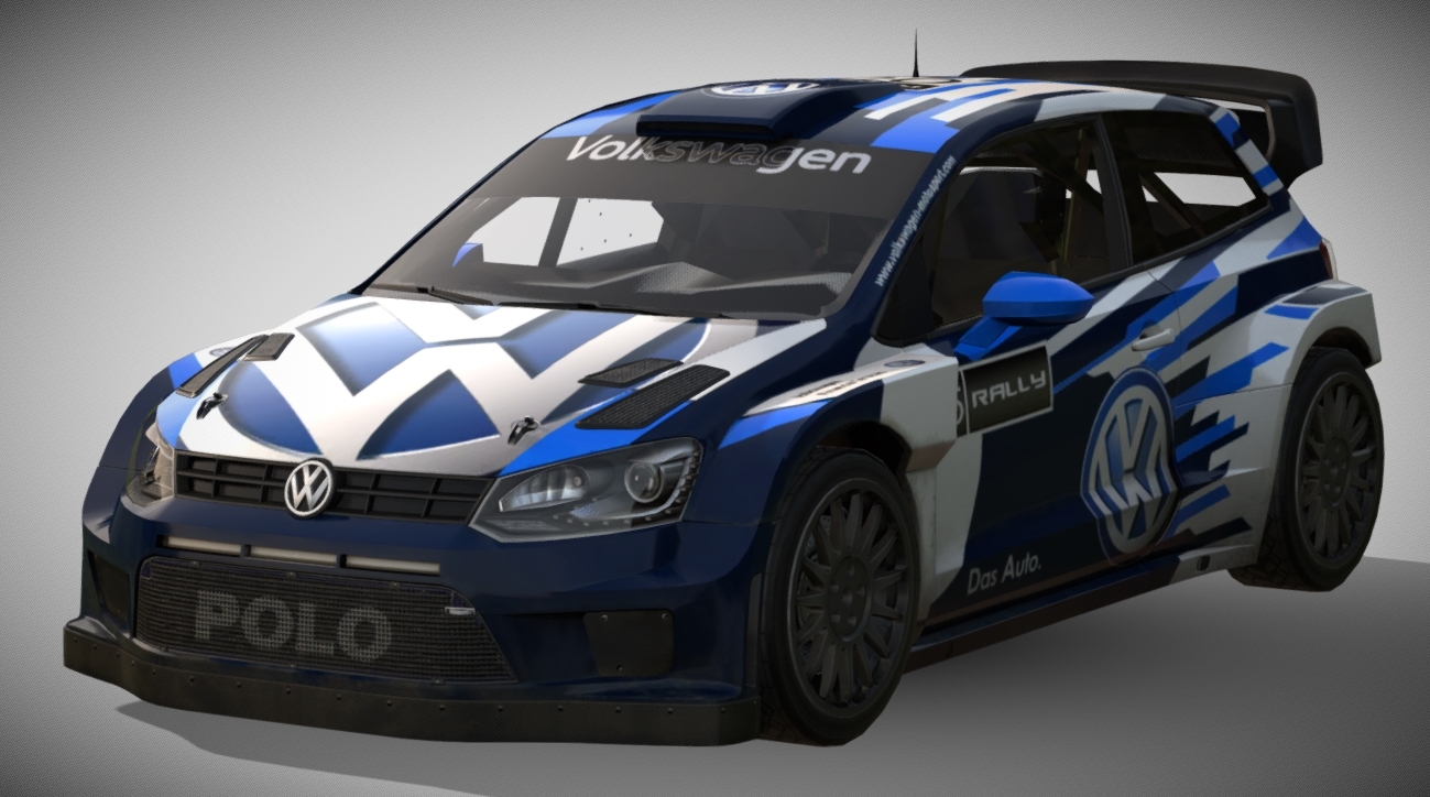 2015 Volkswagen Polo R WRC 3d model