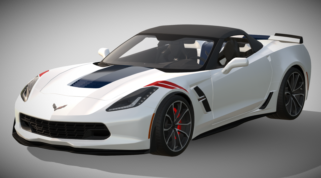 2017 Chevrolet Corvette Grand Sport Convertible 3d model