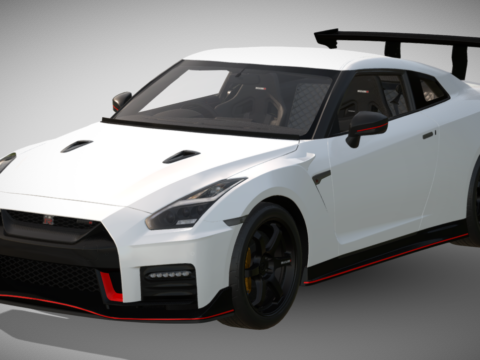 2017 Nissan GT-R Nismo (R35) N-Attack Package 3d model
