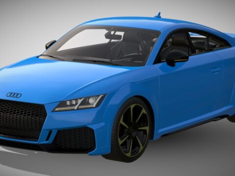 2020 Audi TT RS Coupe 3d model