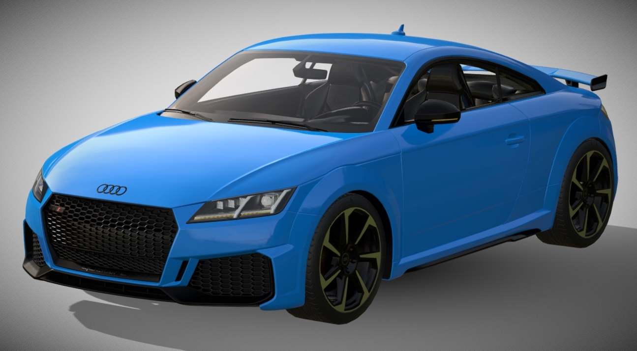 2020 Audi TT RS Coupe 3d model