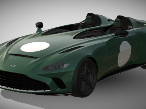 2021 Aston Martin V12 Speedster 3d model