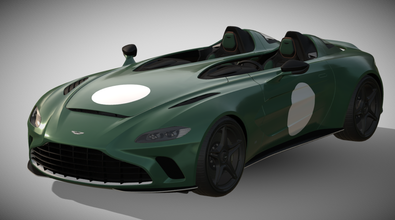 2021 Aston Martin V12 Speedster 3d model