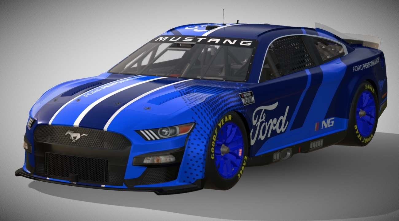 2022 NASCAR Ford Mustang Next Gen 3d model