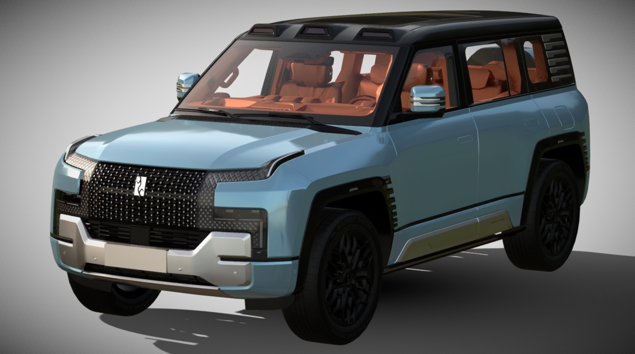 2023 BYD Yangwang U8 3d model