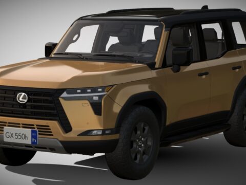 2023 Lexus GX 550 h Overtrail 3d model