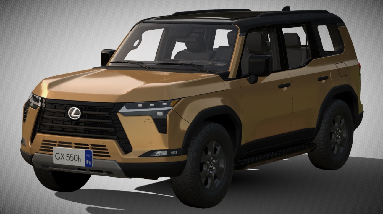 2023 Lexus GX 550 h Overtrail 3d model
