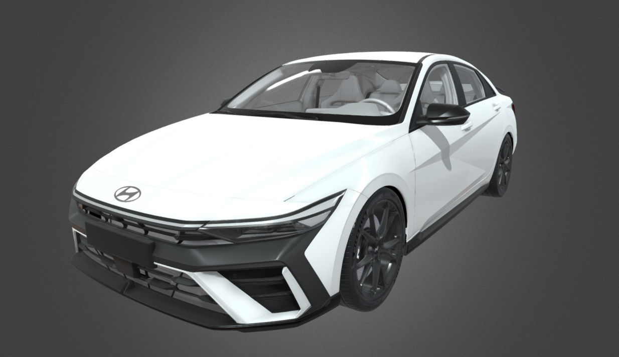 2024 HYUNDAI ELANTRA N 3d model