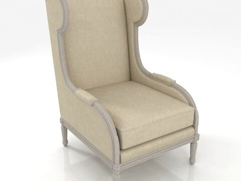 24th Street 5177 Armchair 3d model