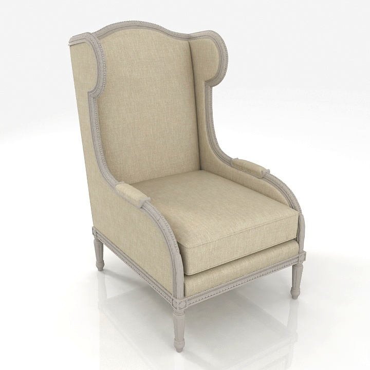 24th Street 5177 Armchair 3d model