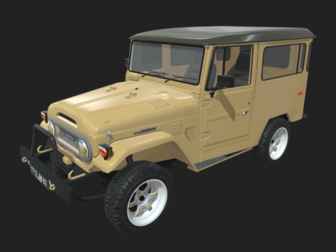 4x4 toyota Bj 3d model
