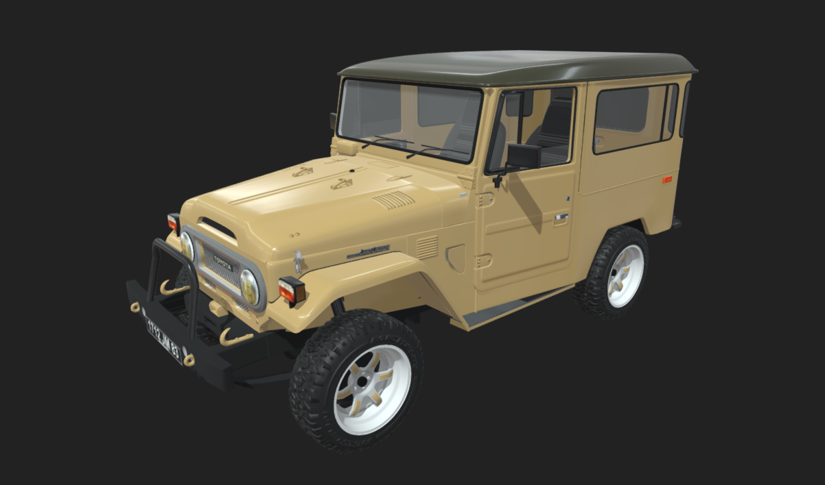 4x4 toyota Bj 3d model