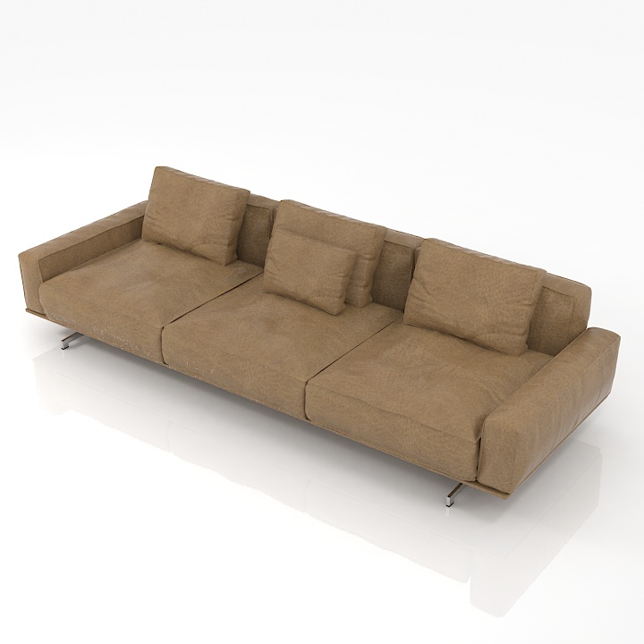 Antonio Citterio Soft Dream Large Sofa 3d model
