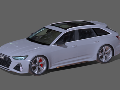 Audi RS 6 Avant (C8) 3d model