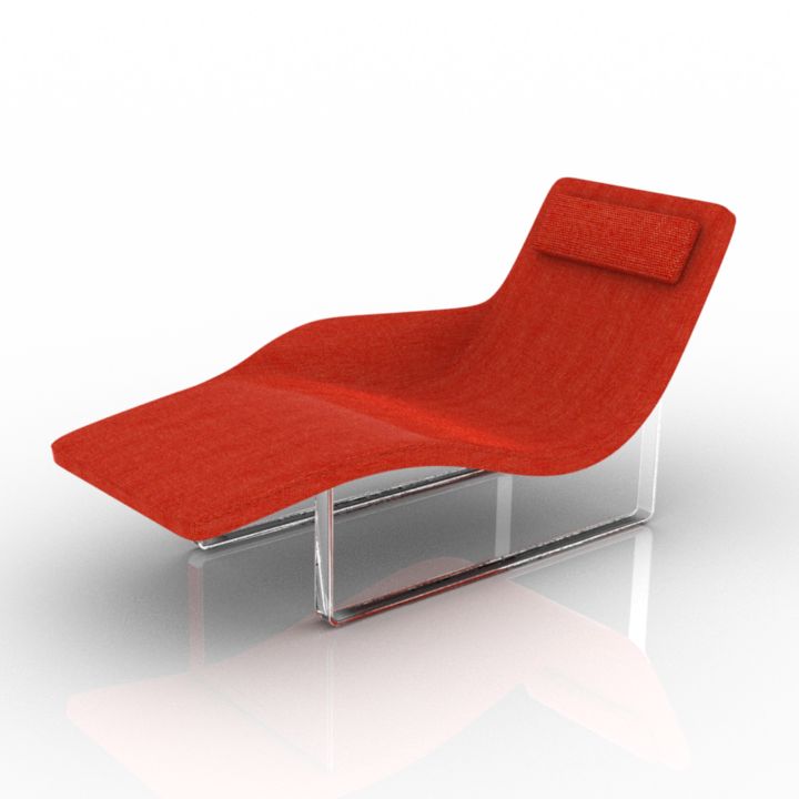 B&B Italia Lounge Sunbed 3d model