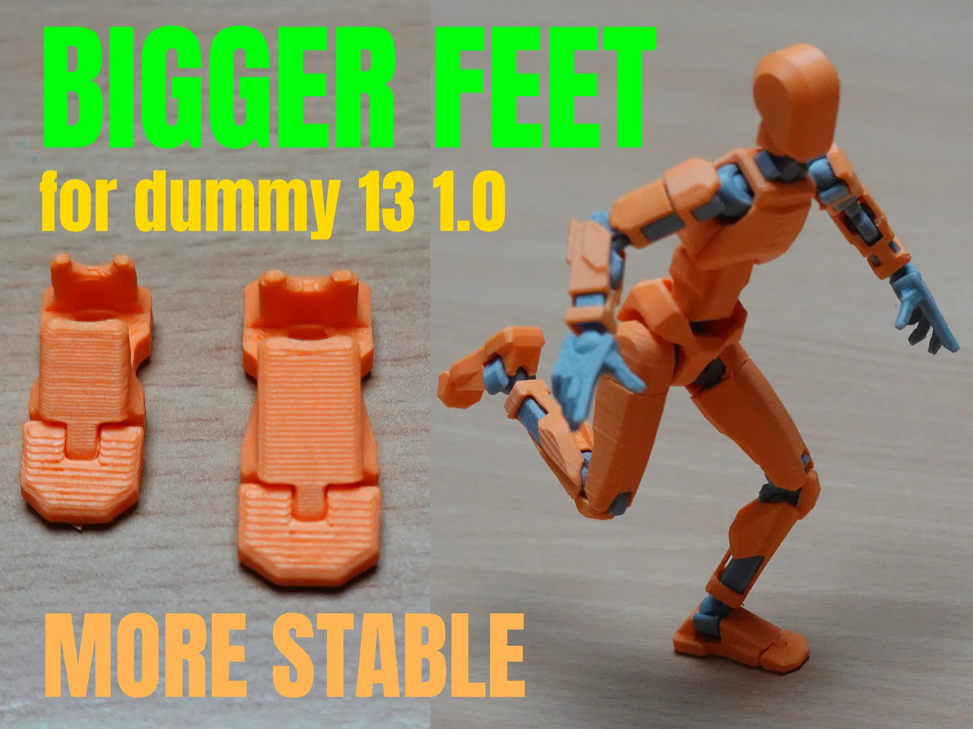 Bigger Feet for Dummy 13 V1.0 3d model