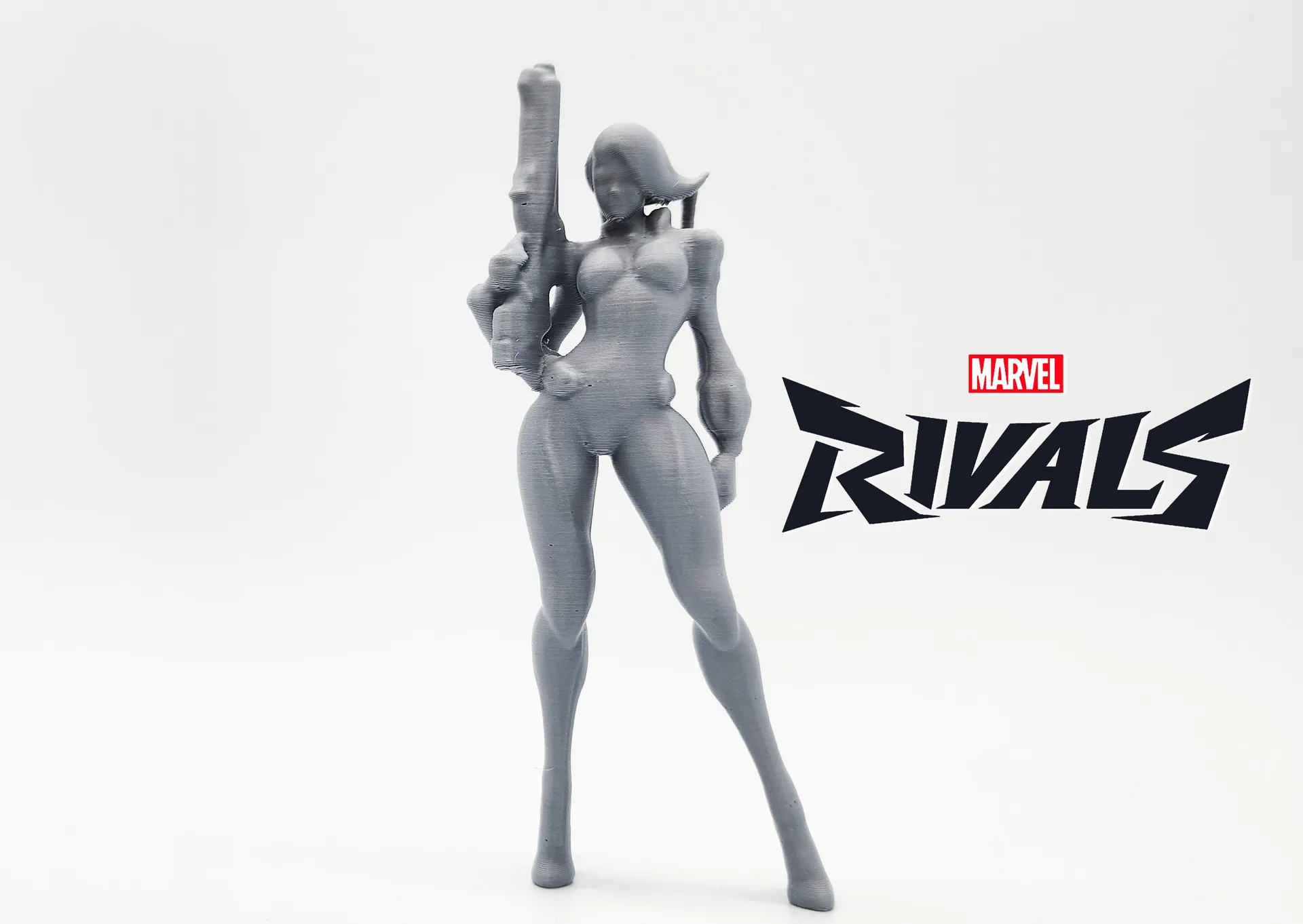 Black Widow Figure Marvel Rivals 3d model