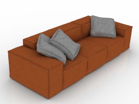 Blanche Melia Sofa 3d model