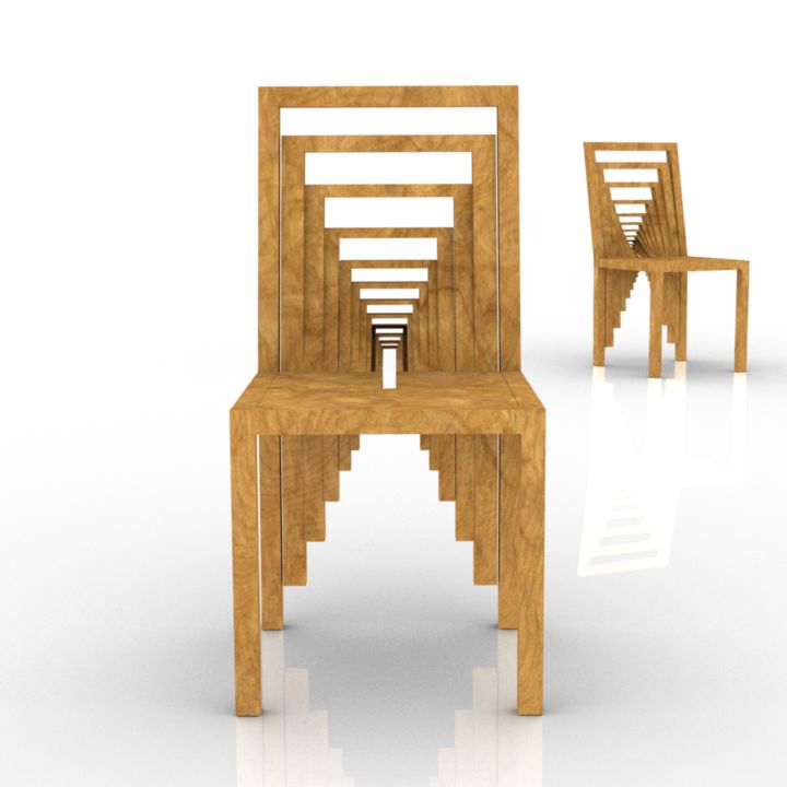 Chair Mod 65 3d model