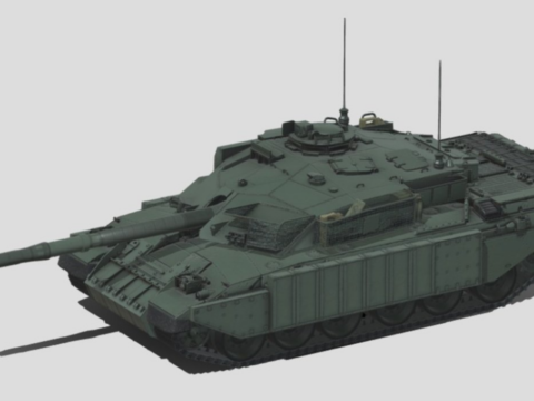 Challenger 1 Main Battle Tank 3d model