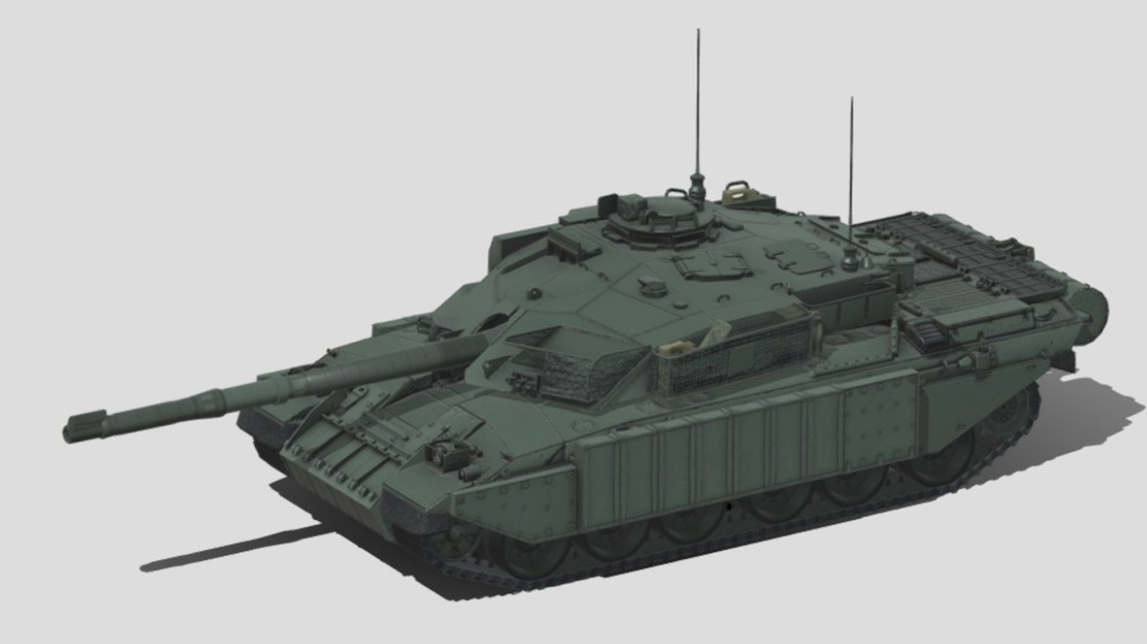 Challenger 1 Main Battle Tank 3d model