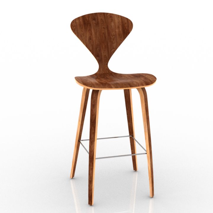 Cherner Cosmorelax Bar Chair 3d model