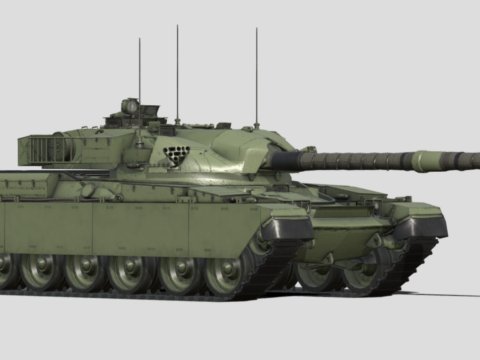 Chieftain MK-5 Main Battle Tank 3d model