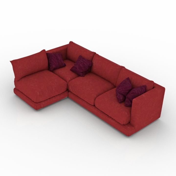 Corner Modular Sofa 3d model
