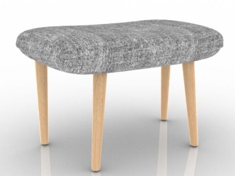 Cosmo Languid Ottoman 3d model