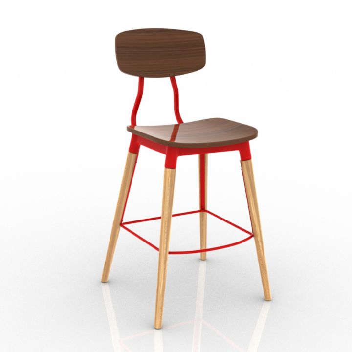 Cosmorelax Copine Bar Chair 3d model