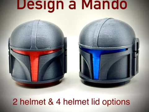 Customizable Mandalorian Helmet 3d model
