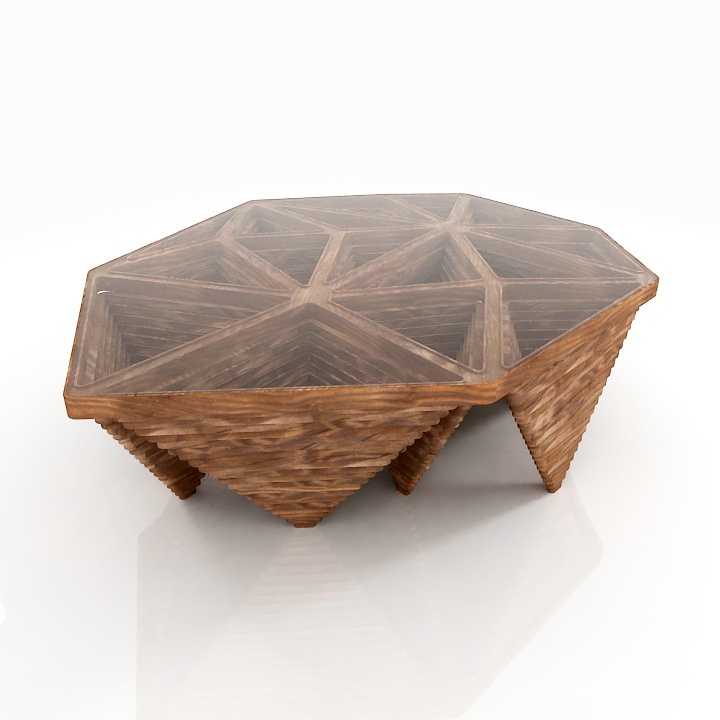 Delunay Table 3d model