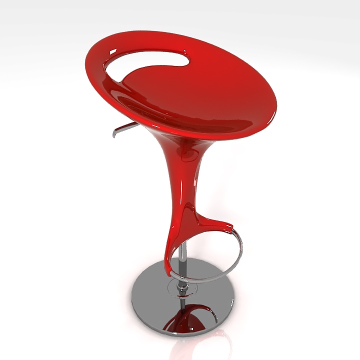 Discovery Bar Chair 3d model