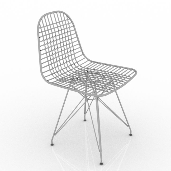 Eames Wire Chair Herman Мiller 3d model