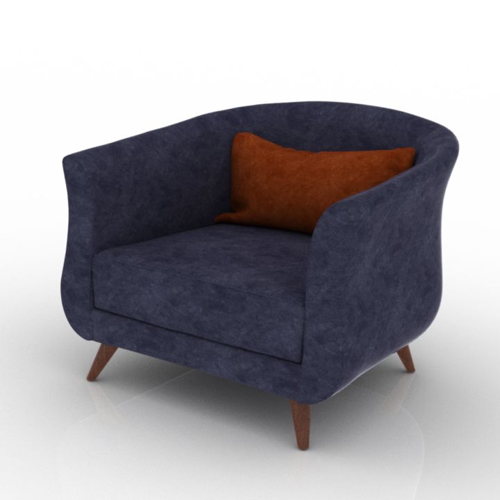 Elsa Armchair - Various 3d model