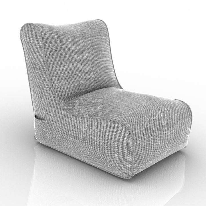 Evolution Sofa Bean Bags Chair 3d model