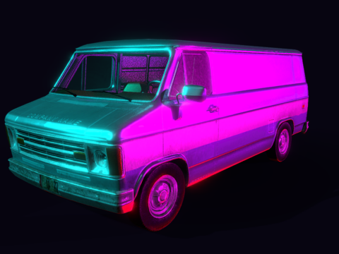 Fnaf Hw 2 Van 3d model