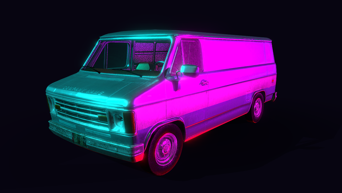 Fnaf Hw 2 Van 3d model