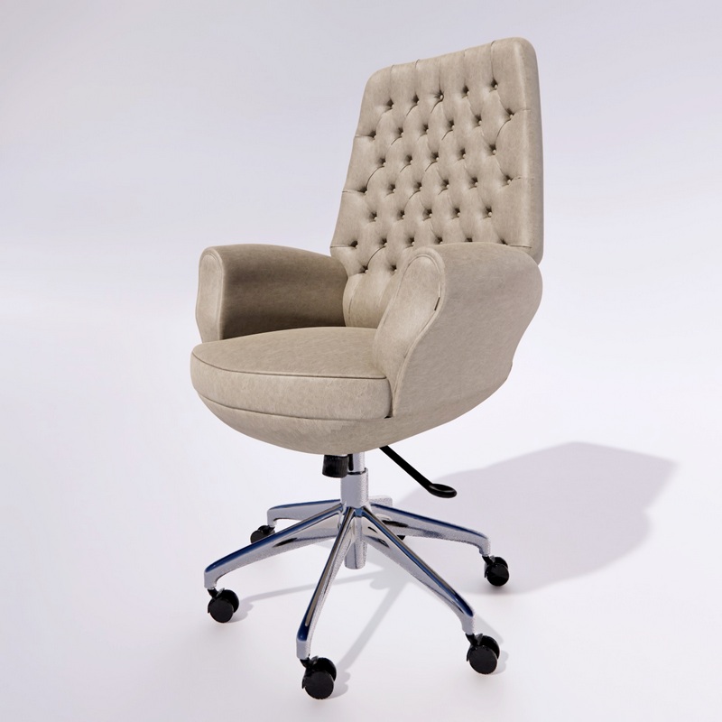 Leather Office Chair 3d model