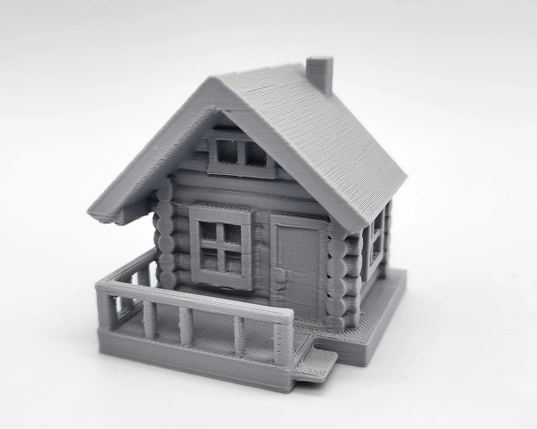 Log Cabin Miniature 3d model