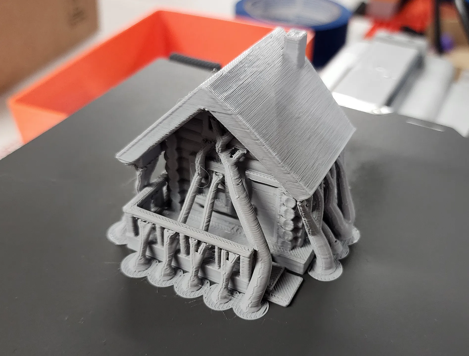 Log Cabin Miniature2 3d model