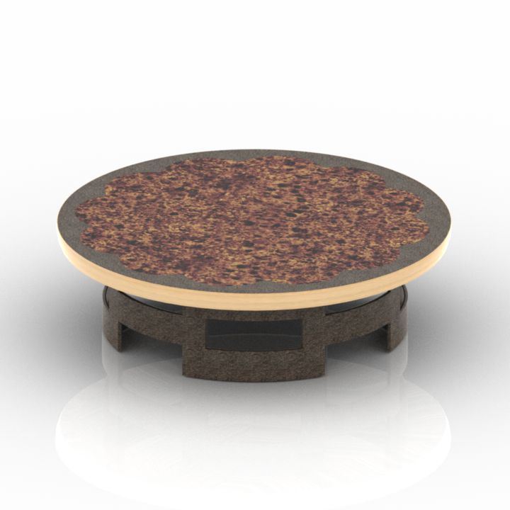 Lotus Coffee Table 3d model